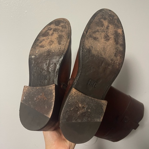 Frye Jayden button Tall leather riding boots - Picture 5 of 8